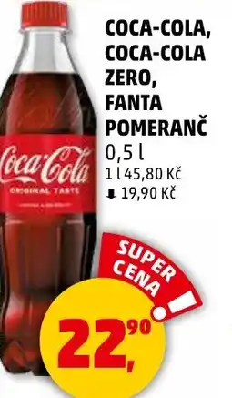 Penny Market Coca-cola, coca-cola zero, fanta pomeranč nabídka