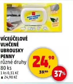 Penny Market Víceúčelové vlhčené ubrousky penny nabídka