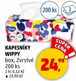 Penny Market Kapesníky wippy box, 2vrstvé nabídka