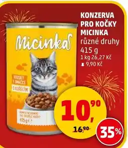 Penny Market Konzerva pro kočky micinka nabídka