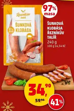 Penny Market Šunková klobása řezníkův talíř nabídka