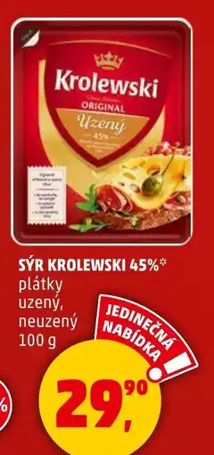 Penny Market Sýr krolewski 45% nabídka