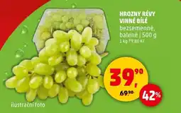Penny Market Hrozny révy vinné bílé bezsemenné nabídka