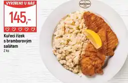 Globus Kuřecí řízek s bramborovým salátem nabídka