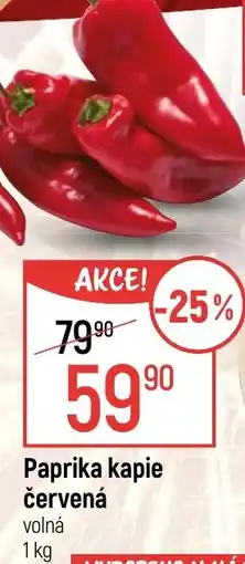 Globus Paprika kapie červená nabídka