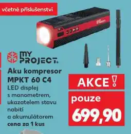 Kaufland Aku kompresor MPKT 60 C4 nabídka