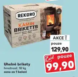 Kaufland Uhelné brikety nabídka