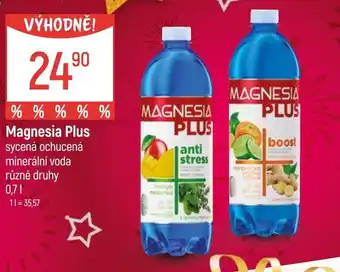 Globus Magnesia Plus sycená ochucená minerální voda nabídka