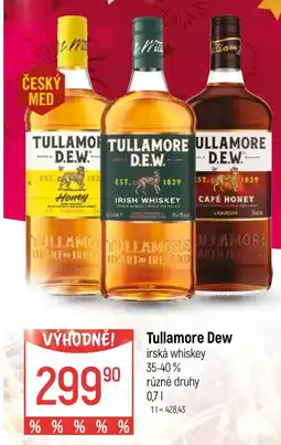 Globus Tullamore Dew irská whiskey 35-40% nabídka