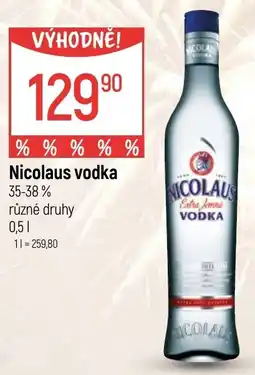 Globus Nicolaus vodka 35-38% nabídka