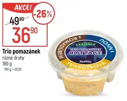 Globus Trio pomazánek nabídka