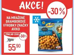 Globus Na mražené bramborové výrobky značky aviko nabídka