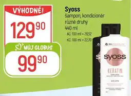 Globus Syoss šampon, kondicionér nabídka