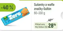 Globus Sušenky a wafle značky Gullón nabídka