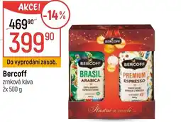 Globus BERCOFF zrnková káva nabídka
