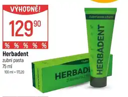 Globus Herbadent zubní pasta nabídka