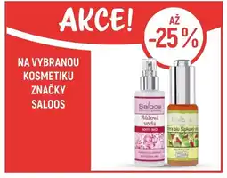 Globus Na vybranou kosmetiku značky Saloos nabídka