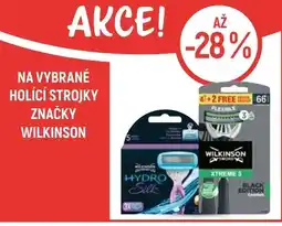 Globus Na vybrané holící strojky značky Wilkinson nabídka