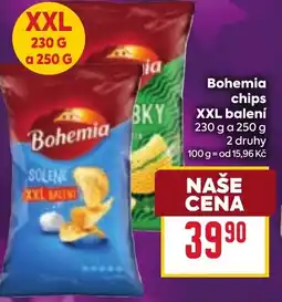 Billa Bohemia chips XXL balení nabídka