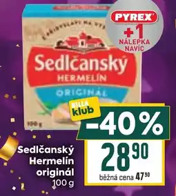 Billa Sedlčanský Hermelín originál nabídka