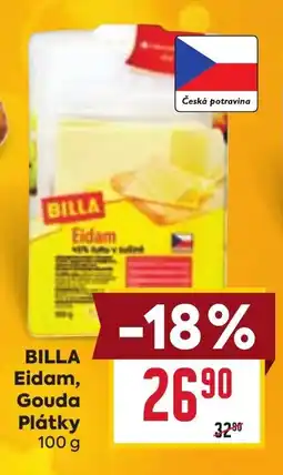 Billa BILLA Eidam, Gouda Plátky nabídka