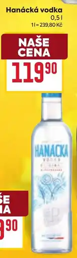 Billa Hanácká vodka nabídka