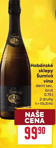 Billa Habánské sklepy Šumivá vína nabídka