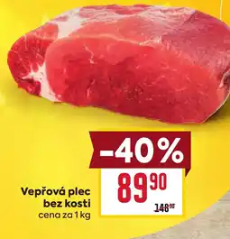 Billa Vepřová plec bez kosti nabídka