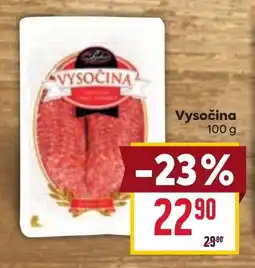 Billa Vysočina nabídka