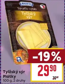 Billa MADETA Tylžský sýr Plátky nabídka