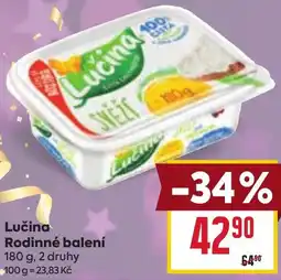 Billa Lučina Rodinné balení nabídka