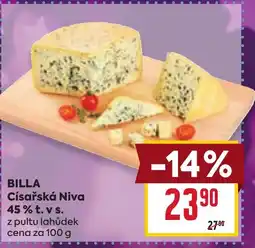 Billa BILLA Císařská Niva 45% t. v s. nabídka
