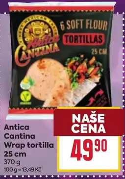 Billa Antica Cantina Wrap tortilla 25 cm nabídka