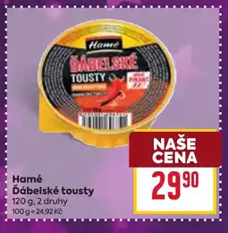 Billa Hamé Ďábelské tousty nabídka