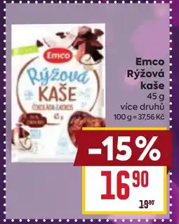 Billa Emco Rýžová kaše nabídka