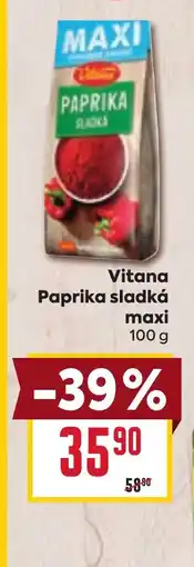 Billa Vitana Paprika sladká maxi nabídka