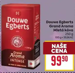 Billa Douwe Egberts Grand Aroma Mletá káva nabídka