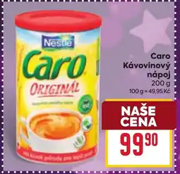 Billa Caro Kávovinový nápoj nabídka