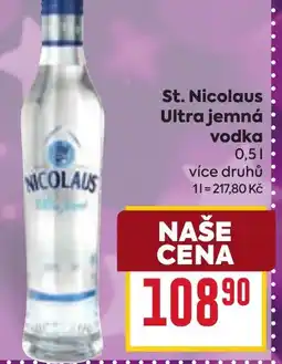 Billa St. Nicolaus Ultra jemná vodka nabídka