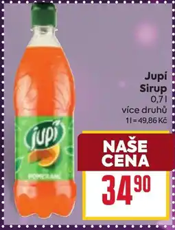 Billa Jupí Sirup nabídka