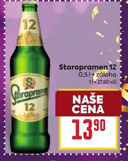 Billa Staropramen 12 nabídka
