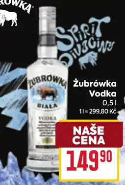 Billa Żubrówka Vodka nabídka