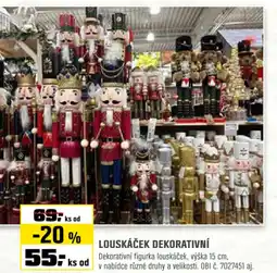 OBI Louskáček dekorativní nabídka