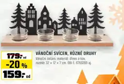 OBI Vánoční svícen, různé druhy nabídka