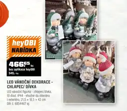 OBI Led vánoční dekorace - chlapec/ dívka nabídka