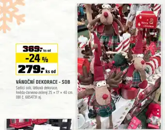 Vánoční dekorace - sob