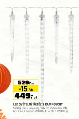 OBI Led světelný řetěz s rampouchy nabídka