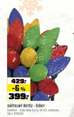 OBI Světelný řetěz - šišky nabídka