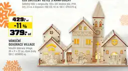 OBI Vánoční dekorace village nabídka