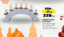 OBI Vánoční svícen elektrický nabídka